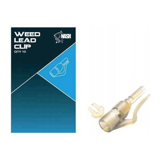 KLIPS BEZPIECZNY NASH WEED LEAD CLIP 10szt KLIPS BEZPIECZNY NASH WEED LEAD CLIP 10szt