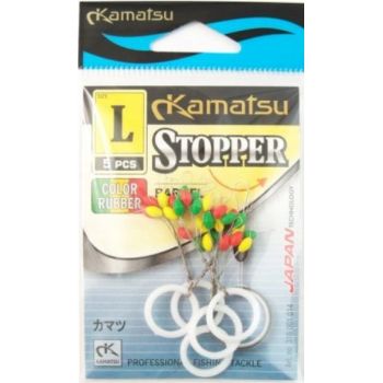 STOPERY KONGER GUMOWE NA ŻYŁKĘ KOLOR BECZUŁKA XL