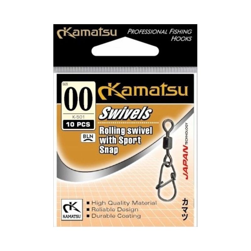 KRĘTLIK KONGER KAMATSU Z AGRAFKĄ K-501 SPORT MICRO
