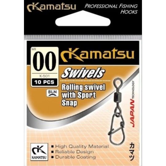 KRĘTLIK KONGER KAMATSU Z AGRAFKĄ K-501 SPORT MICRO
