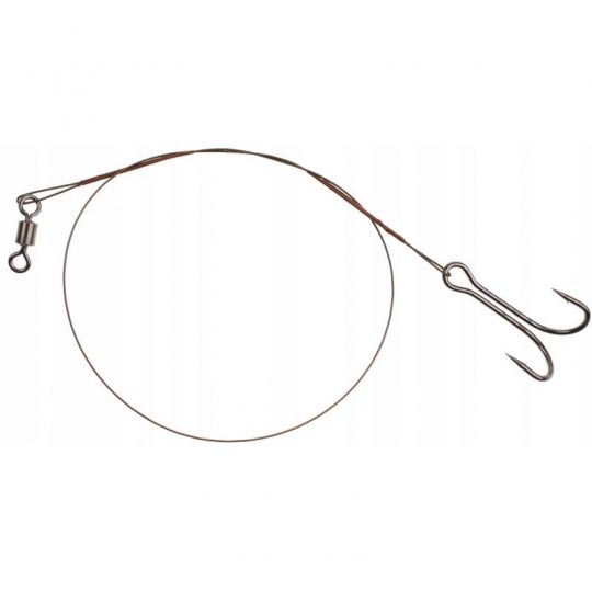 PRZYPON STALOWY MIKADO Z KRĘTLIKIEM KOTWICA 25cm