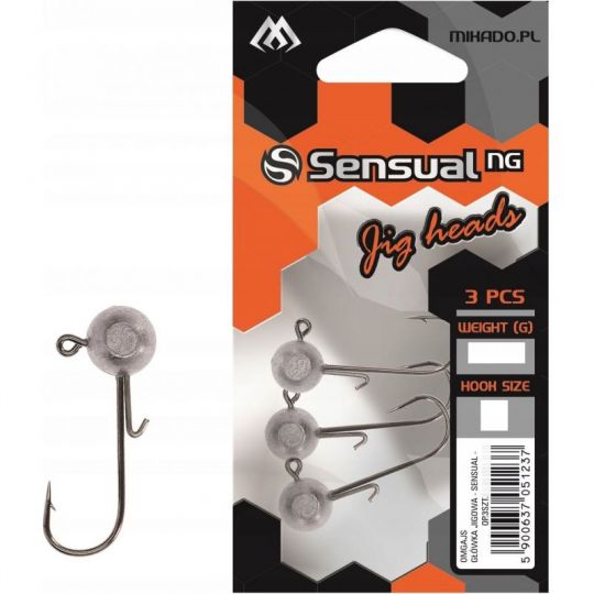 GŁÓWKI JIGOWE MIKADO SENSUAL 18g ROZMIAR 5/0 3szt GŁÓWKI JIGOWE MIKADO SENSUAL 18g ROZMIAR 5/0 3szt