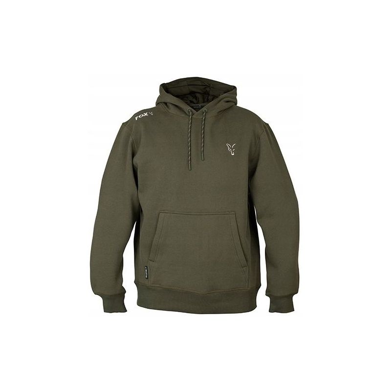 BLUZA FOX COLLECTION GREEN SILVER HOODIE ROZ. XL