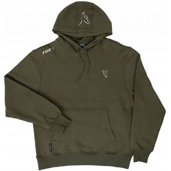 BLUZA FOX COLLECTION GREEN SILVER HOODIE ROZ. XXL