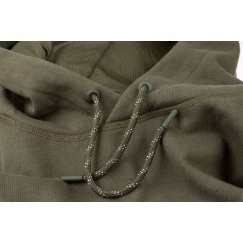 BLUZA FOX COLLECTION GREEN SILVER HOODIE ROZ. XXL