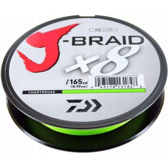PLECIONKA DAIWA J-BRAID X8 0,24mm 300m CHARTREUSE PLECIONKA DAIWA J-BRAID X8 0,24mm 300m CHARTREUSE