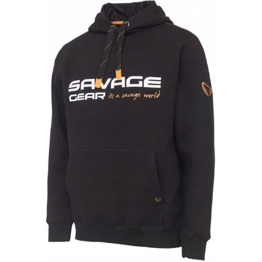 BLUZA SAVAGE GEAR COSMO HOODIE BLACK XL