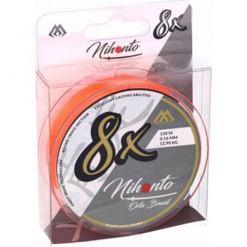 PLECIONKA NIHONTO OCTA BRAID 150m ORANGE 0,30mm