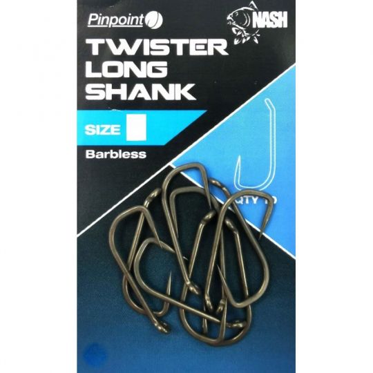 HACZYKI NASH KARPIOWE TWISTER LONG SIZE 6 BARBLESS HACZYKI NASH KARPIOWE TWISTER LONG SIZE 6 BARBLESS