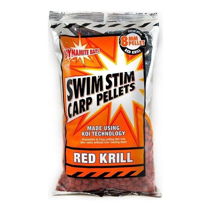 PELLET DYNAMITE BAITS SWIM STIM RED KRILL 8mm 900g