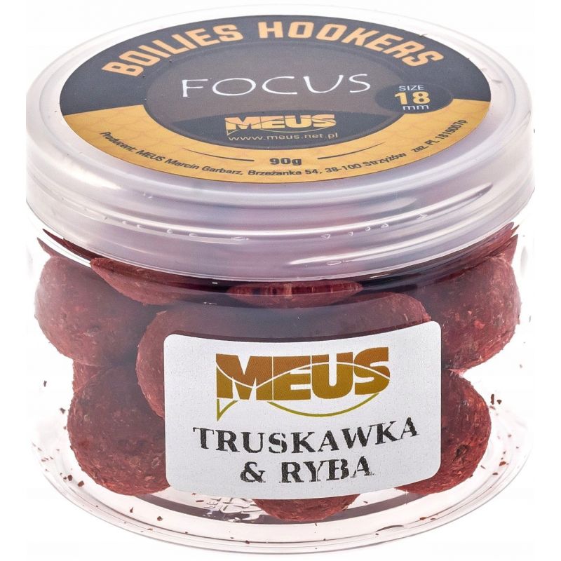KULKI MEUS HAKOWE FOCUS 90g 18mm TRUSKAWKA RYBA KULKI MEUS HAKOWE FOCUS 90g 18mm TRUSKAWKA RYBA