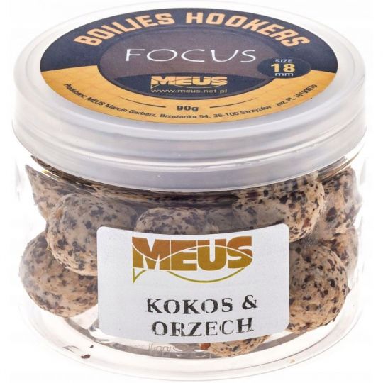 KULKI MEUS HAKOWE FOCUS 90g 18mm KOKOS ORZECH KULKI MEUS HAKOWE FOCUS 90g 18mm KOKOS ORZECH