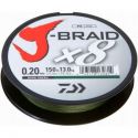 PLECIONKA DAIWA J-BRAID X8 0,20mm 150m DARK GREEN