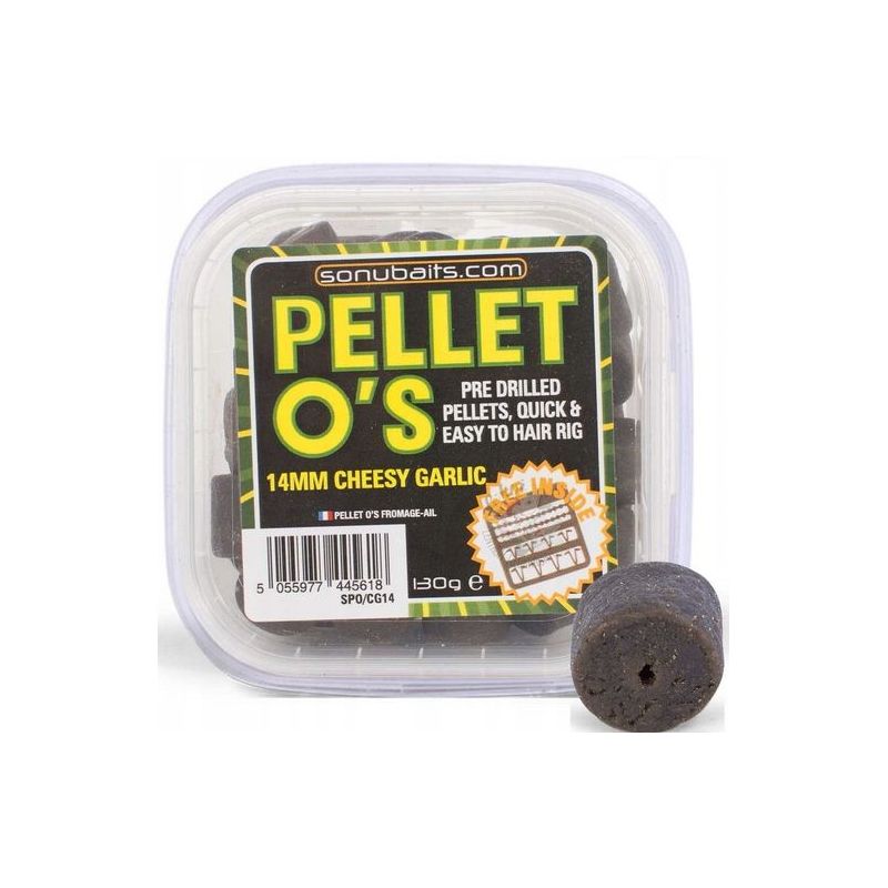 PELET SONUBAITS PELLET O'S CHEESY GARLIC 14mm