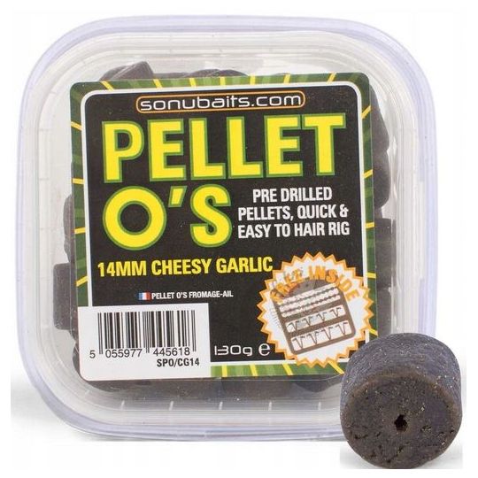 PELET SONUBAITS PELLET O'S CHEESY GARLIC 14mm