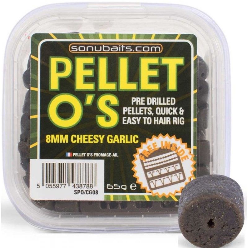 PELET SONUBAITS PELLET O'S CHEESY GARLIC 8mm