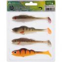 GUMA MIKADO PRZYNĘTA REAL FISH 9.5cm MIX 4szt
