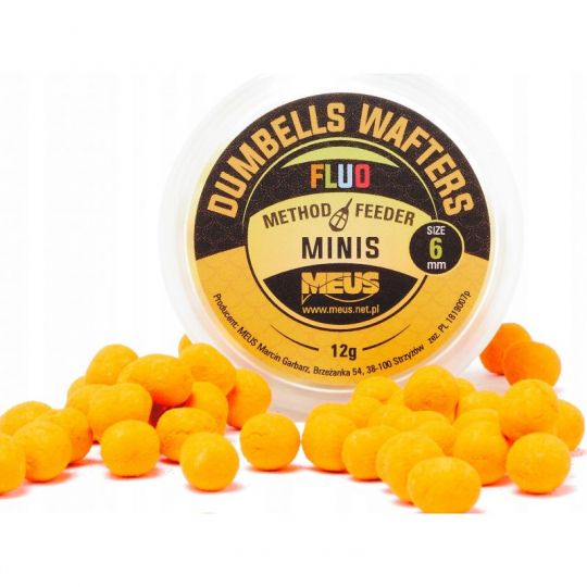 DUMBELLS MEUS WAFTERS FLUO 6mm MINIS POMARAŃCZA CZ DUMBELLS MEUS WAFTERS FLUO 6mm MINIS POMARAŃCZA CZ