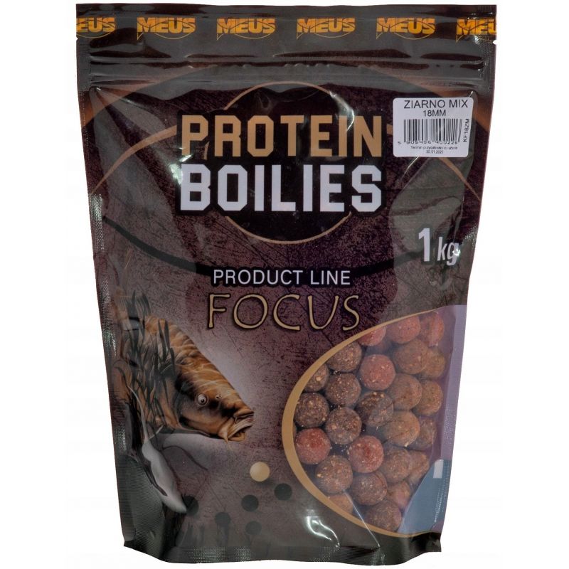KULKI ZANĘTOWE MEUS FOCUS 1kg 18mm ZIARNO MIX KULKI ZANĘTOWE MEUS FOCUS 1kg 18mm ZIARNO MIX
