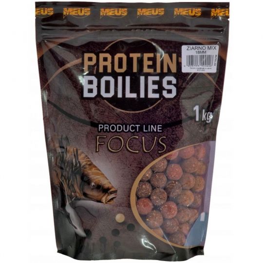 KULKI ZANĘTOWE MEUS FOCUS 1kg 18mm ZIARNO MIX KULKI ZANĘTOWE MEUS FOCUS 1kg 18mm ZIARNO MIX