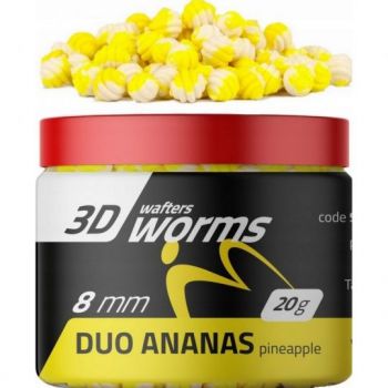 WAFTERS MATCH PRO TOP WORMS DUO ANANAS 8mm 20g