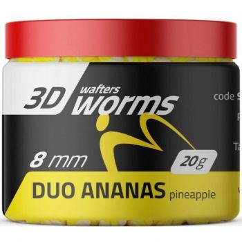 WAFTERS MATCH PRO TOP WORMS DUO ANANAS 8mm 20g