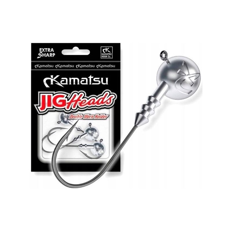 GŁÓWKI JIGOWE KAMATSU BIG JIG 12/0 10g 3szt GŁÓWKI JIGOWE KAMATSU BIG JIG 12/0 10g 3szt