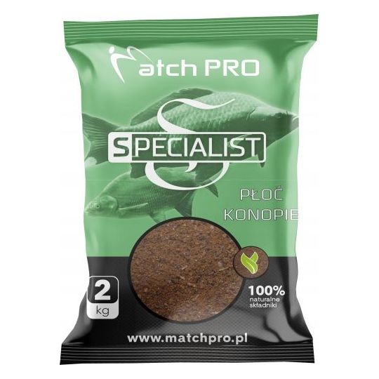 ZANĘTA MATCH PRO SPECIALIST PŁOĆ KONOPIE 2kg ZANĘTA MATCH PRO SPECIALIST PŁOĆ KONOPIE 2kg