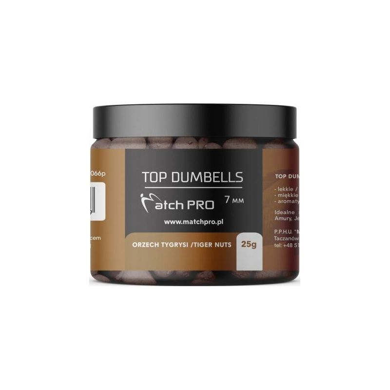DUMBELLS MATCH PRO TOP TIGER NUT 7mm 25g