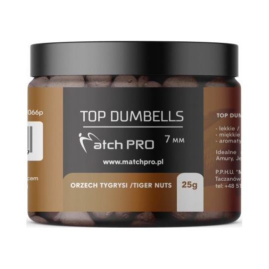 DUMBELLS MATCH PRO TOP TIGER NUT 7mm 25g