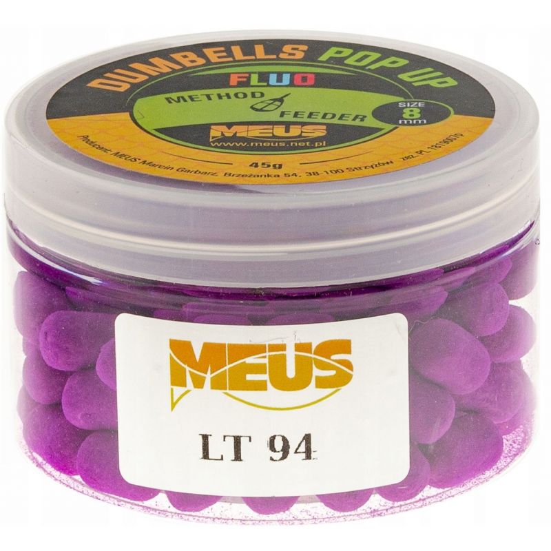 DUMBELLS MEUS FLUO POP UP 8mm 45g LT94