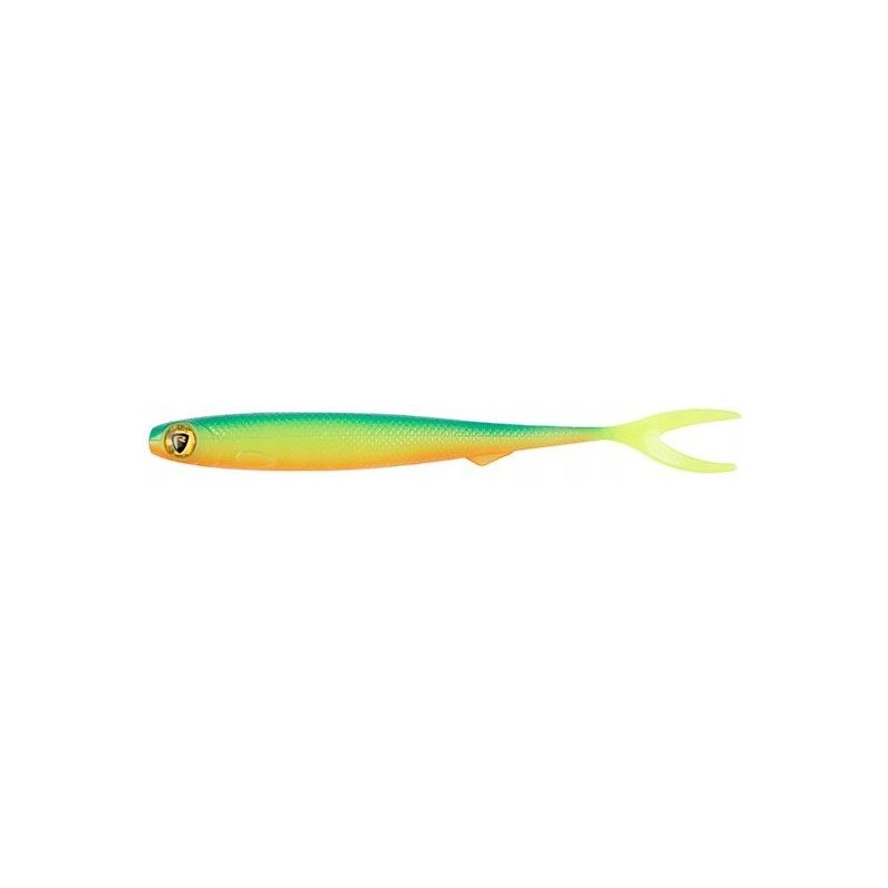 GUMA FOX RAGE SLICK FINESSE 11cm UV BLUE BACK CHAR