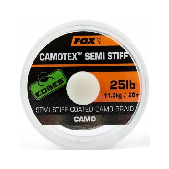 PLECIONKA FOX CAMOTEX SEMI STIFF 35lb 20m PLECIONKA FOX CAMOTEX SEMI STIFF 35lb 20m