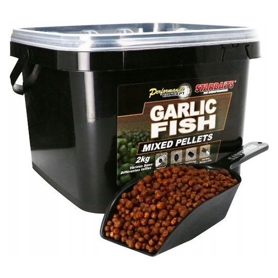 PELLET STARBAITS CONCEPT GARLIC FISH MIXED 2kg PELLET STARBAITS CONCEPT GARLIC FISH MIXED 2kg
