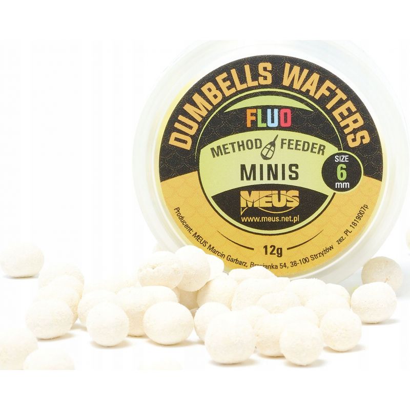DUMBELLS MEUS WAFTERS FLUO 6mm MINIS HALIBUT