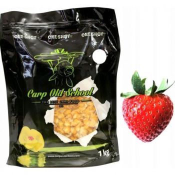 KUKURYDZA CARP OLD SCHOOL ZANĘTOWA 1kg TRUSKAWKA