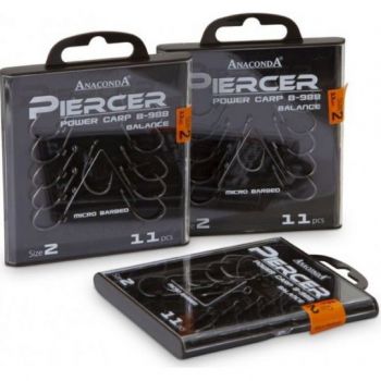 HAKI ANACONDA PIERCER B-988 11szt SIZE 2 BEZZADZIO