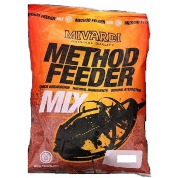 ZANĘTA MIVARDI METHOD FEEDER MIX BLACK HALIBUT 1kg