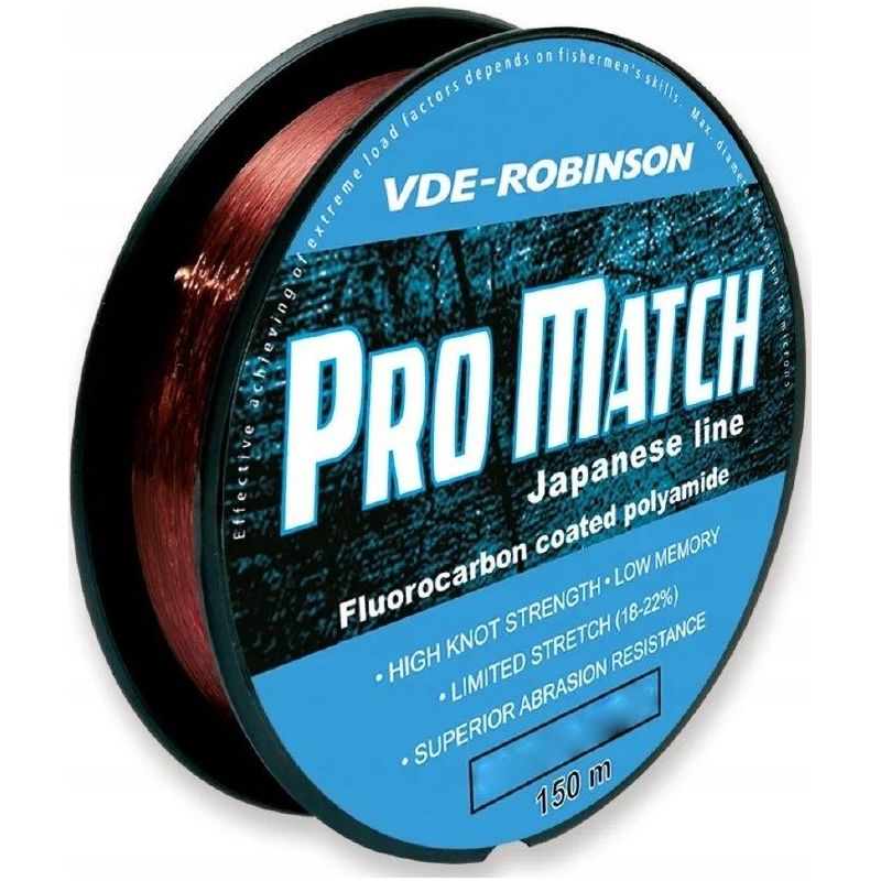 ŻYŁKA VDE ROBINSON PRO MATCH 150m 0,18mm