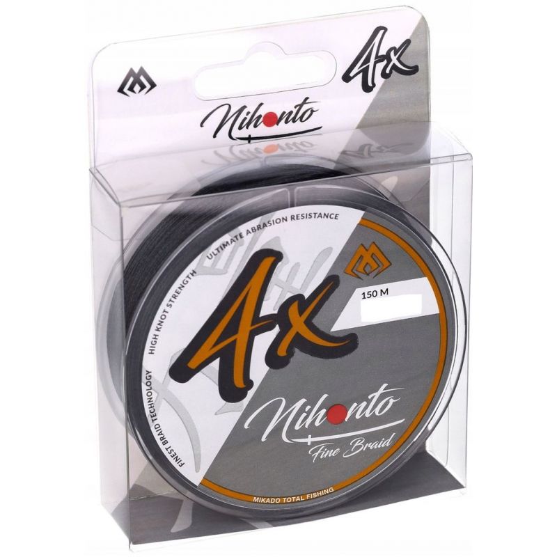 PLECIONKA NIHONTO FINE BRAID BLACK 0,23mm 150m
