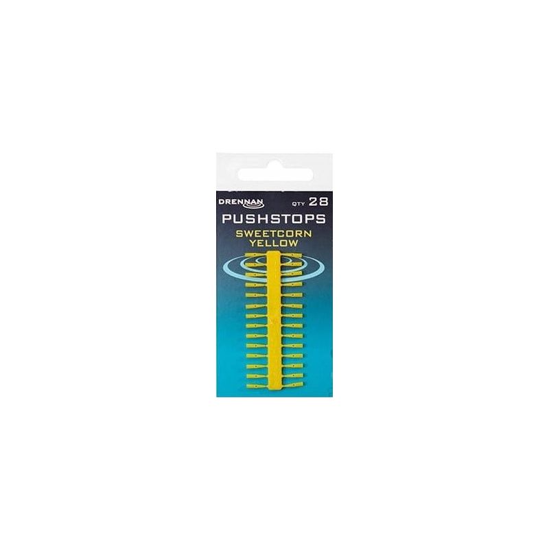 STOPERY DRENNAN PUSHSTOP SWEETCORN YELLOW 28szt