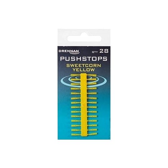 STOPERY DRENNAN PUSHSTOP SWEETCORN YELLOW 28szt