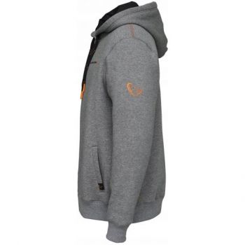 BLUZA SAVAGE GEAR CLASSIC ZIP HOODIE GREY M ZAMEK