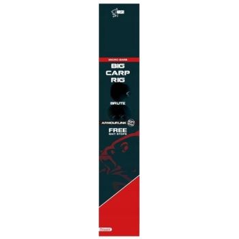 PRZYPON Z HAKIEM NASH BIG CARP RIG SIZE 2 BARBED