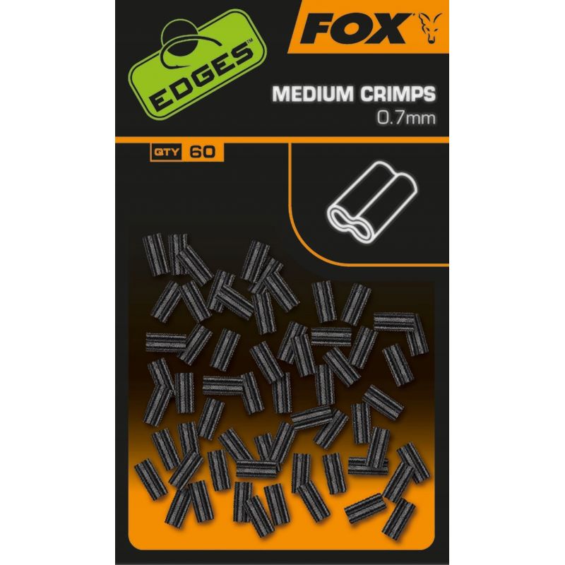 ZACISKI FOX CYBANTY CRIMPS MEDIUM 0.7mm 60szt