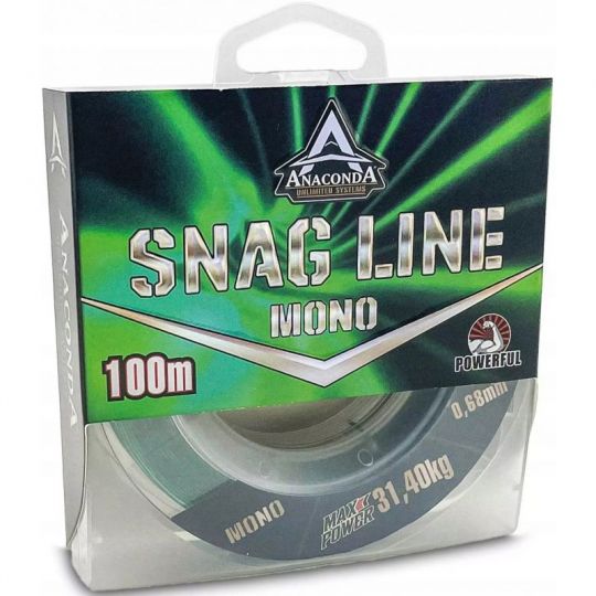 ŻYŁKA ANACONDA MONO SNAG LINE STRZAŁÓWKA 0,68mm ŻYŁKA ANACONDA MONO SNAG LINE STRZAŁÓWKA 0,68mm