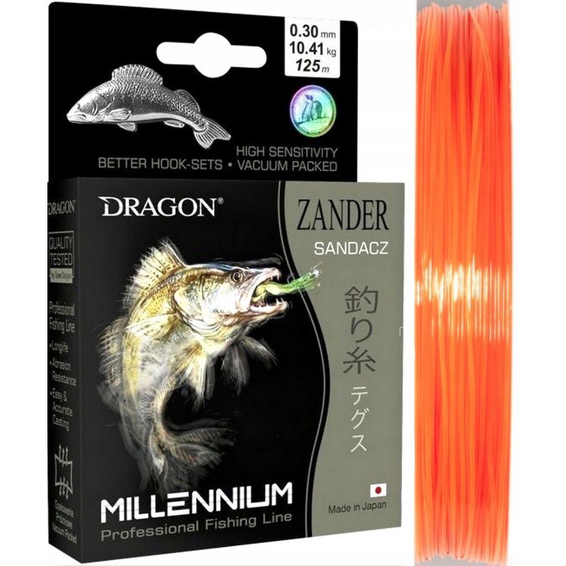 ŻYŁKA DRAGON MILLENIUM SANDACZ 150m 0.28mm 8,54kg ŻYŁKA DRAGON MILLENIUM SANDACZ 150m 0.28mm 8,54kg