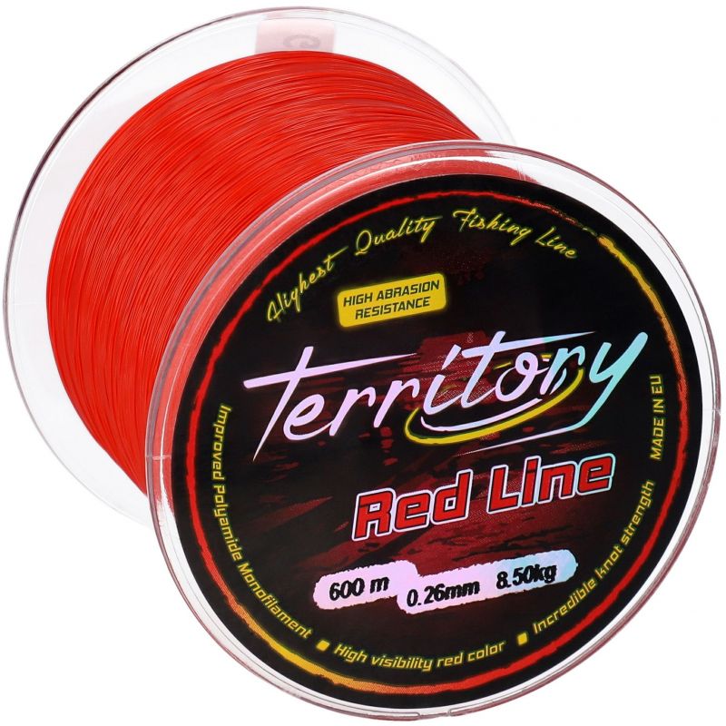 ŻYŁKA MIKADO TERRITORY RED LINE 600m 0,35mm ŻYŁKA MIKADO TERRITORY RED LINE 600m 0,35mm