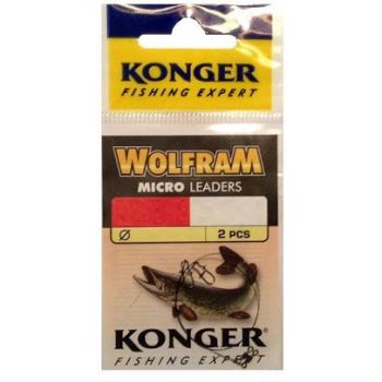 PRZYPON KONGER WOLFRAM MIKRO 20cm 2,5kg 2szt