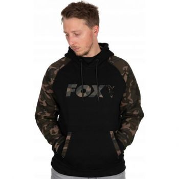 BLUZA FOX BLACK CAMO RAGLAN...